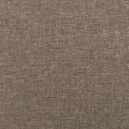 Cadre de lit sans matelas taupe 180x200 cm tissu