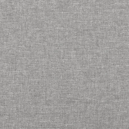 Cadre de lit sans matelas gris clair 90x200 cm tissu