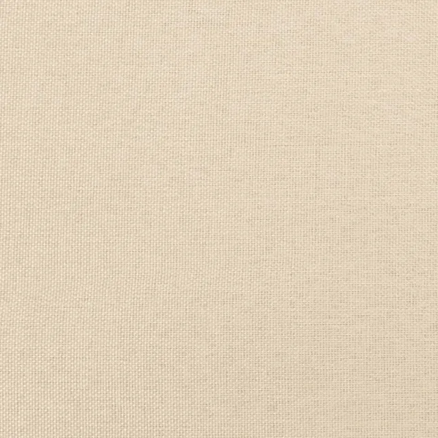 Cadre de lit sans matelas crème 120x200 cm tissu