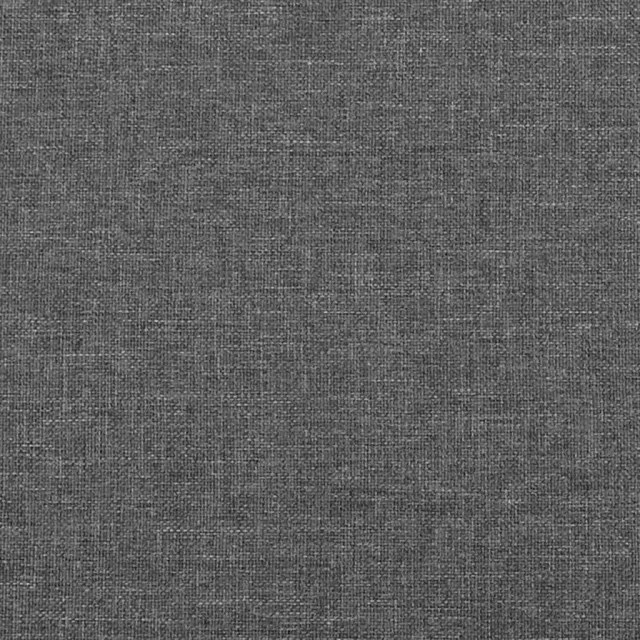 Cadre de lit sans matelas gris foncé 140x190 cm tissu