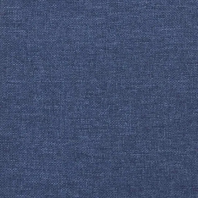 Cadre de lit sans matelas avec tête de lit bleu 200x200cm tissu