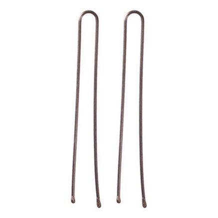 Hair Clips Eurostil 200 Horquillas 50 mm Bronze (200 pcs)