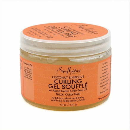 Gel Fijador Shea Moisture Coconut & Hibiscus Curl Cabellos Rizados (34