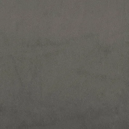 Cadre de lit sans matelas gris foncé 160x200 cm velours