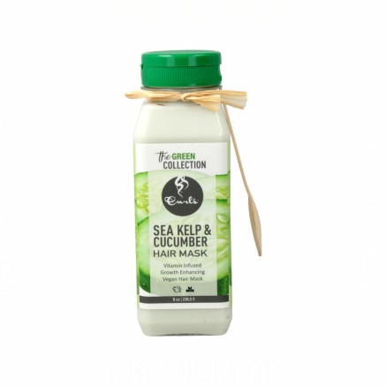 Maschera per Capelli Curls The Green Collection Sea Kelp & Cucumber (2