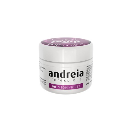 Nagellak Andreia Gel Paint Paars Nº 09 4 ml Neon