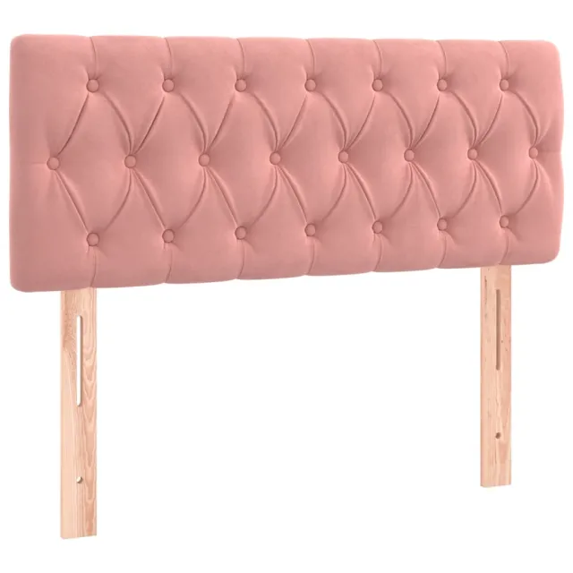 Sommier à lattes de lit avec matelas Rose 90x190 cm Velours