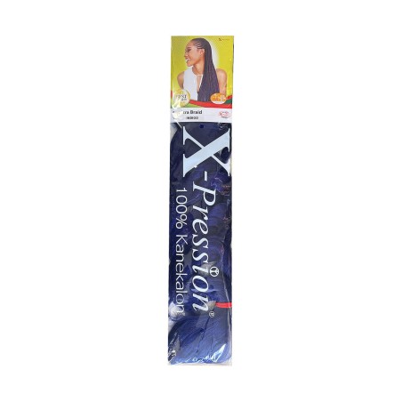 Haarextensies X-Pression Pression Indigo Paars Synthetisch
