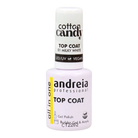 Fissatore di Smalto per Unghie Andreia Cotton Candy Top Coat Nº 01 Mi
