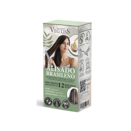 Set per Capelli Piastra Chimica VegLiss 2 Pezzi