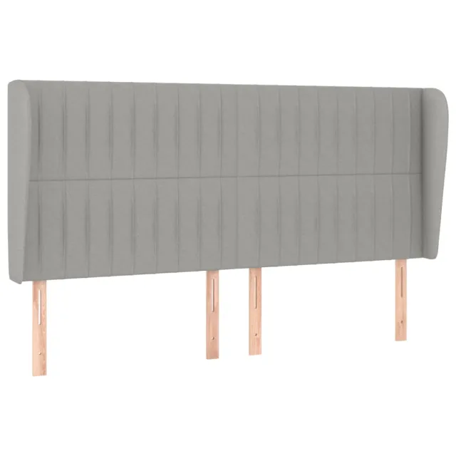 Sommier à lattes de lit avec matelas Gris clair 200x200cm Tissu