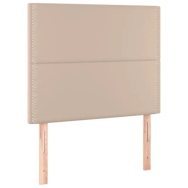 Sommier à lattes de lit avec matelas Cappuccino 90x200 cm