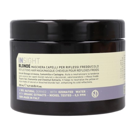Maske für Coloriertes Haar Insight Blonde Cold 500 ml