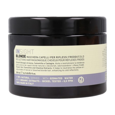 Maske für Coloriertes Haar Insight Blonde Cold 500 ml