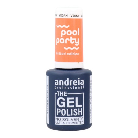 Nail Polish Semi-permanent Andreia Polish Pool Party N.1 Orange 10,5 m