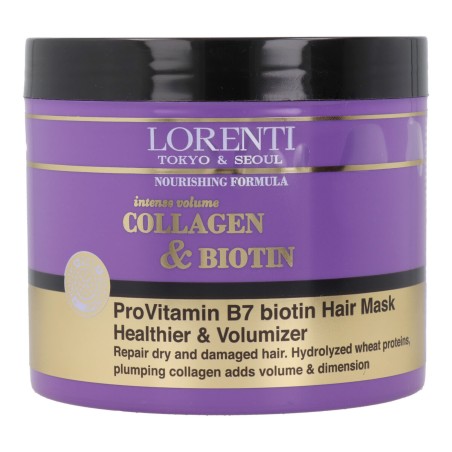 Maschera per Capelli Lorenti Collagen & Biotin 500 ml