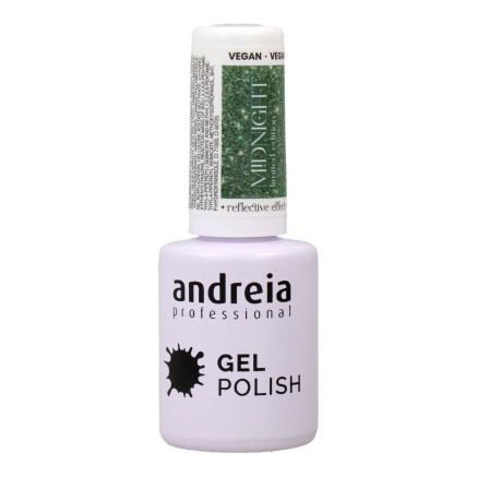 Semi-permanent Nagellak Andreia Polish Reflective Colors Md4 Groen 10,