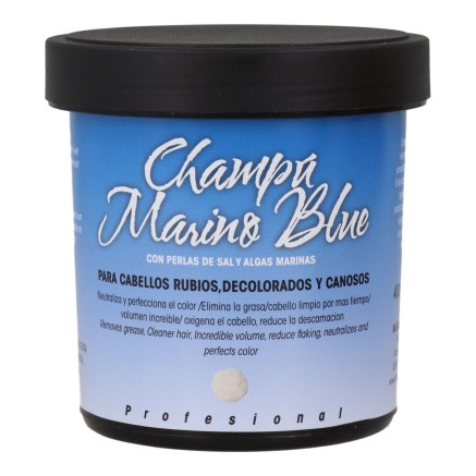 Shampoo per Capelli Biondi o Brizzolati Belkos Marino Blue 400 g
