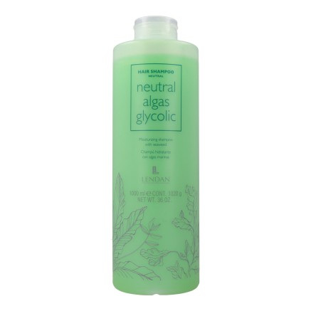 Feuchtigkeitsspendendes Shampoo Lendan Neutral Algas Glycolic 1 L