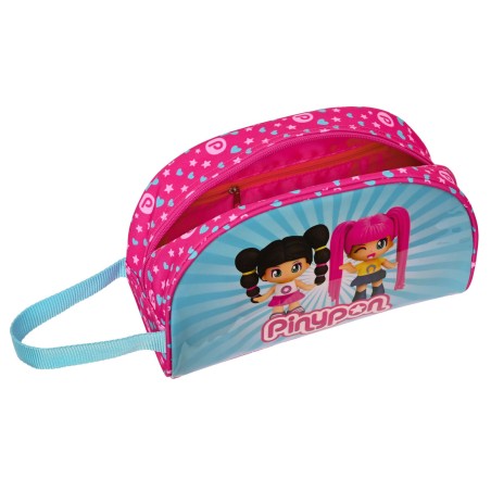 Necessaire da Viaggio Pinypon Azzurro Rosa Poliestere 300D 26 x 16 x 9