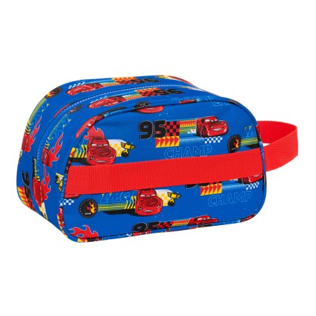 Toilettas voor op School Cars Race ready Blauw 26 x 15 x 12 cm
