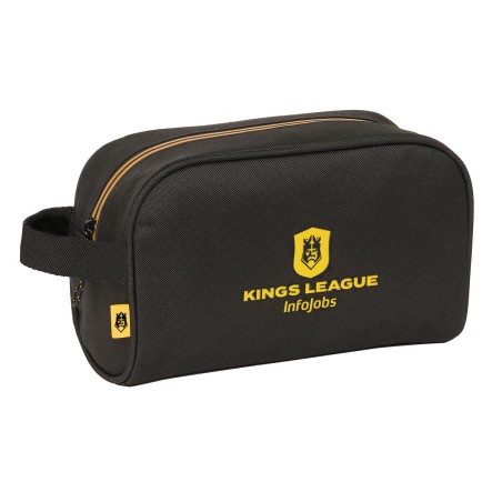 Neceser de Viaje Kings League Negro 24 x 15 x 10 cm