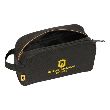 Neceser de Viaje Kings League Negro 24 x 15 x 10 cm