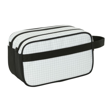 Neceser de Viaje Real Madrid C.F. Blanco Gris Deportivo 26 x 15 x 12.5 2