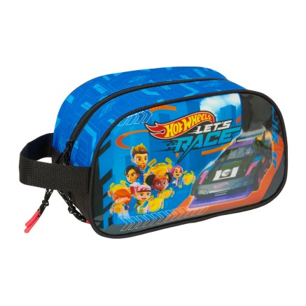 Necessaire da Viaggio Hot Wheels Let's race Azzurro Nero 26 x 15 x 12