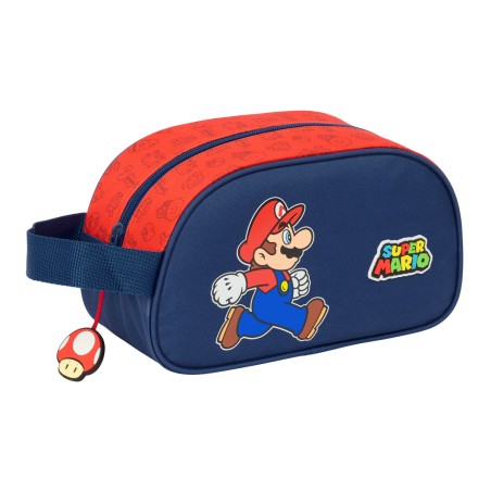 Nécessaire de Voyage Super Mario Trick Rouge Bleu foncé 26 x 15 x 12