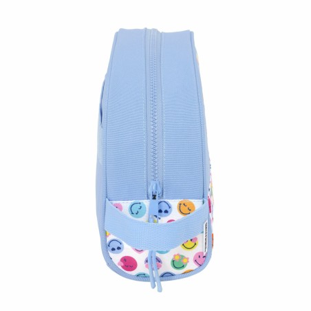 Nécessaire de Voyage Smiley Joyful Multicouleur Bleu clair Recyclable