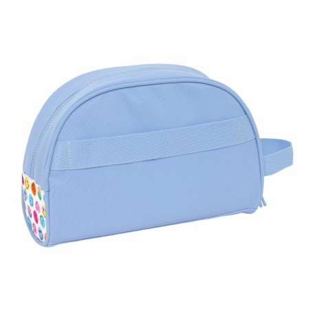 Nécessaire de Voyage Smiley Joyful Multicouleur Bleu clair Recyclable