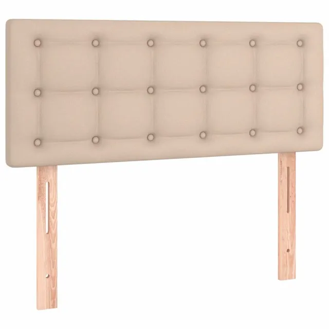 Sommier à lattes de lit avec matelas Cappuccino 80x200 cm