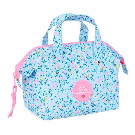 Neceser de Viaje Vicky Martín Berrocal Paraíso Rosa Azul claro 26.5