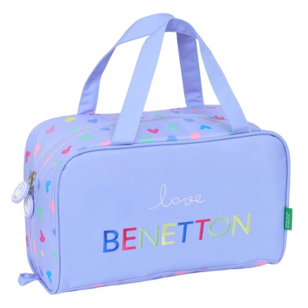 Necessaire da Viaggio Benetton Lila Lilla 31 x 14 x 19 cm