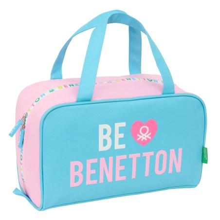 Necessaire da Viaggio Benetton Unique Rosa Turchese 31 x 14 x 19 cm