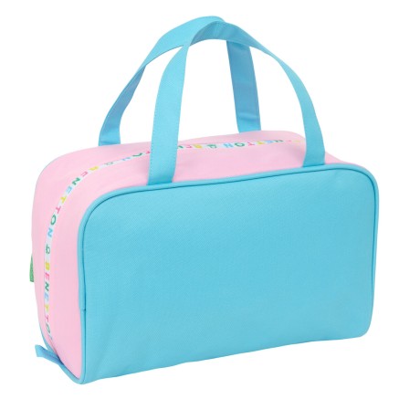 Necessaire da Viaggio Benetton Unique Rosa Turchese 31 x 14 x 19 cm 2