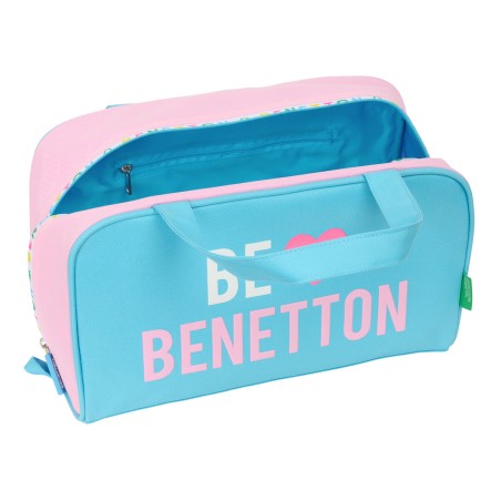 Necessaire da Viaggio Benetton Unique Rosa Turchese 31 x 14 x 19 cm