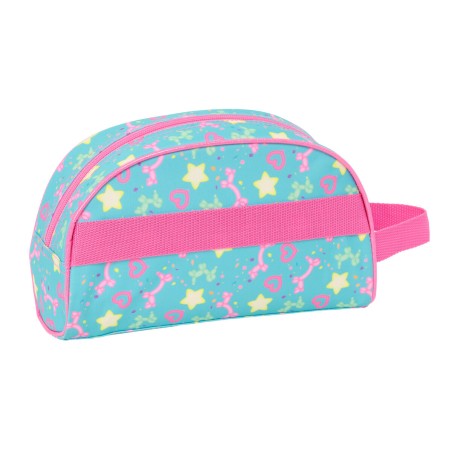 Reise-Toilettentasche Gabby's Dollhouse Confetti Rosa türkis 26 x 16