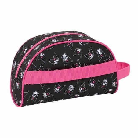 Necessaire per la Scuola Kuromi Nero Fucsia 26 x 16 x 9 cm