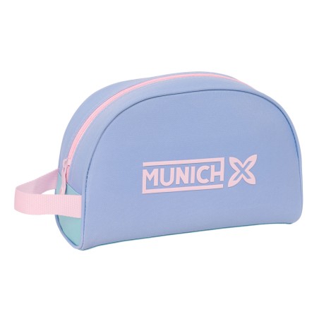 Nécessaire de Voyage Munich Mellow Bleu Rose Bleu ciel 28 x 18 x 10 c