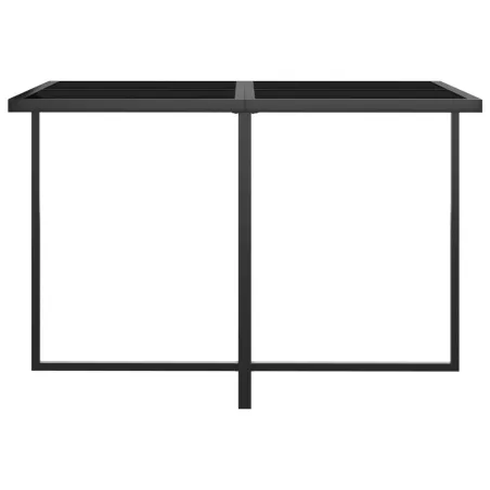 Ensemble à manger de jardin coussins 9pcs Résine tressée Gris