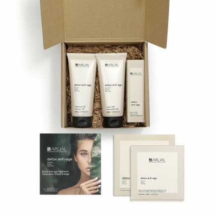 Trattamento per Capelli Ricostruttore Detox Anti-Age Arual 4 Pezzi