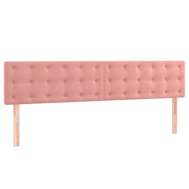 Sommier à lattes de lit avec matelas Rose 200x200 cm Velours