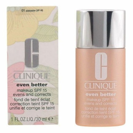 Maquillaje Antimanchas Even Better Clinique 01-Alabaster Spf 15 (30 ml