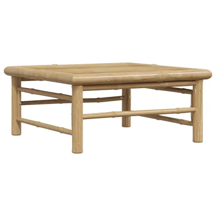 Table de jardin 65x65x30 cm Bambou 2