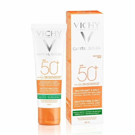 Crema Viso Vichy Capital Soleil 3In1 Matificante 3 in 1