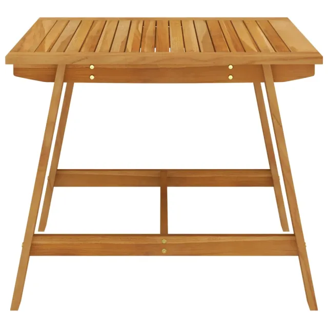 Ensemble à manger de jardin 3 pcs Marron