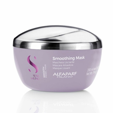 Masque pour cheveux Alfaparf Milano Semi di Lino Smooth Rebel Hair 200