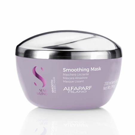 Haarmasker Alfaparf Milano Semi di Lino Smooth Rebel Hair 200 ml Verza